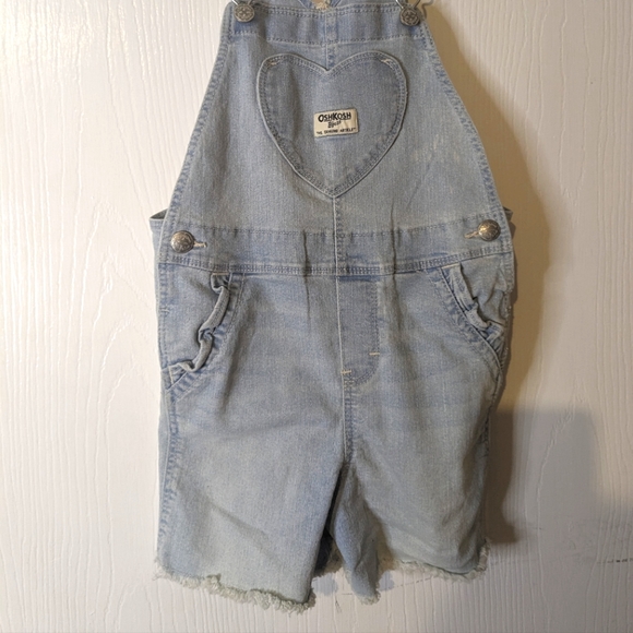 NWOT- Toddler Girl OshKosh B'Gosh Shortalls - Picture 2 of 8